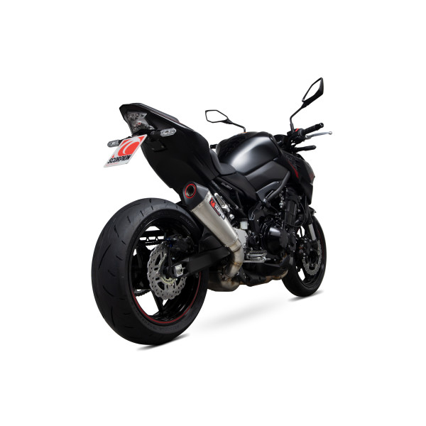 Scorpion Exhaust Kawasaki Z900 2020 - 2023 Serket Taper Slip-on Brushed Stainless Steel Sleeve. Does not fit US model.
